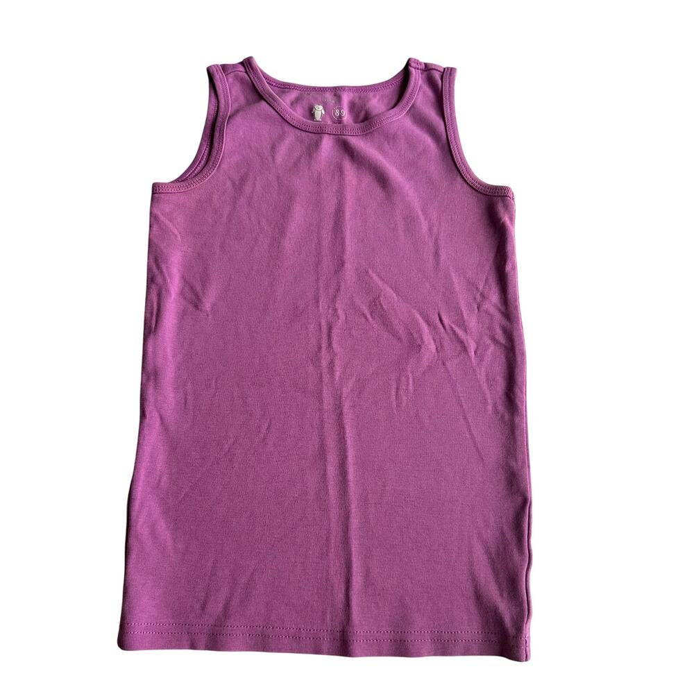 Primary Purple Tank Top - Girls Size 8/9 - Sleeveless Basic